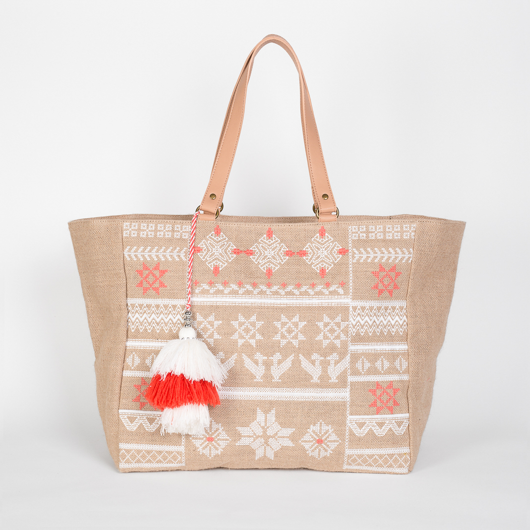 Sac Main En Toile De Jute Brod E Les Tr Sors De Dalia Sac Main En Toile De Jute Brod E Les Tr Sors De Dalia
