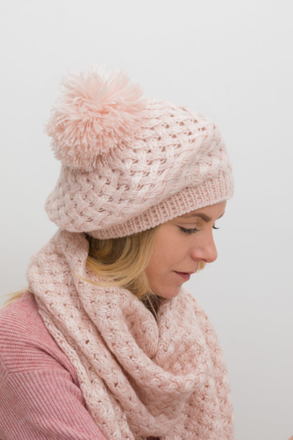 Lot Écharpe + 2 Bonnets Homme – H&M – Marron/Noir – Matière Acrylique – Occasion Bon État